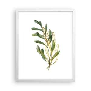 Poster in cornice bianca - Tutto ciò che è buono - 40x50 cm