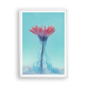 Poster in cornice bianca - L'abbraccio che ravviva - 70x100 cm