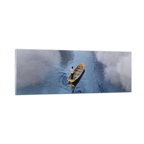 Quadro su vetro - Vita - viaggio - incertezza - 90x30 cm