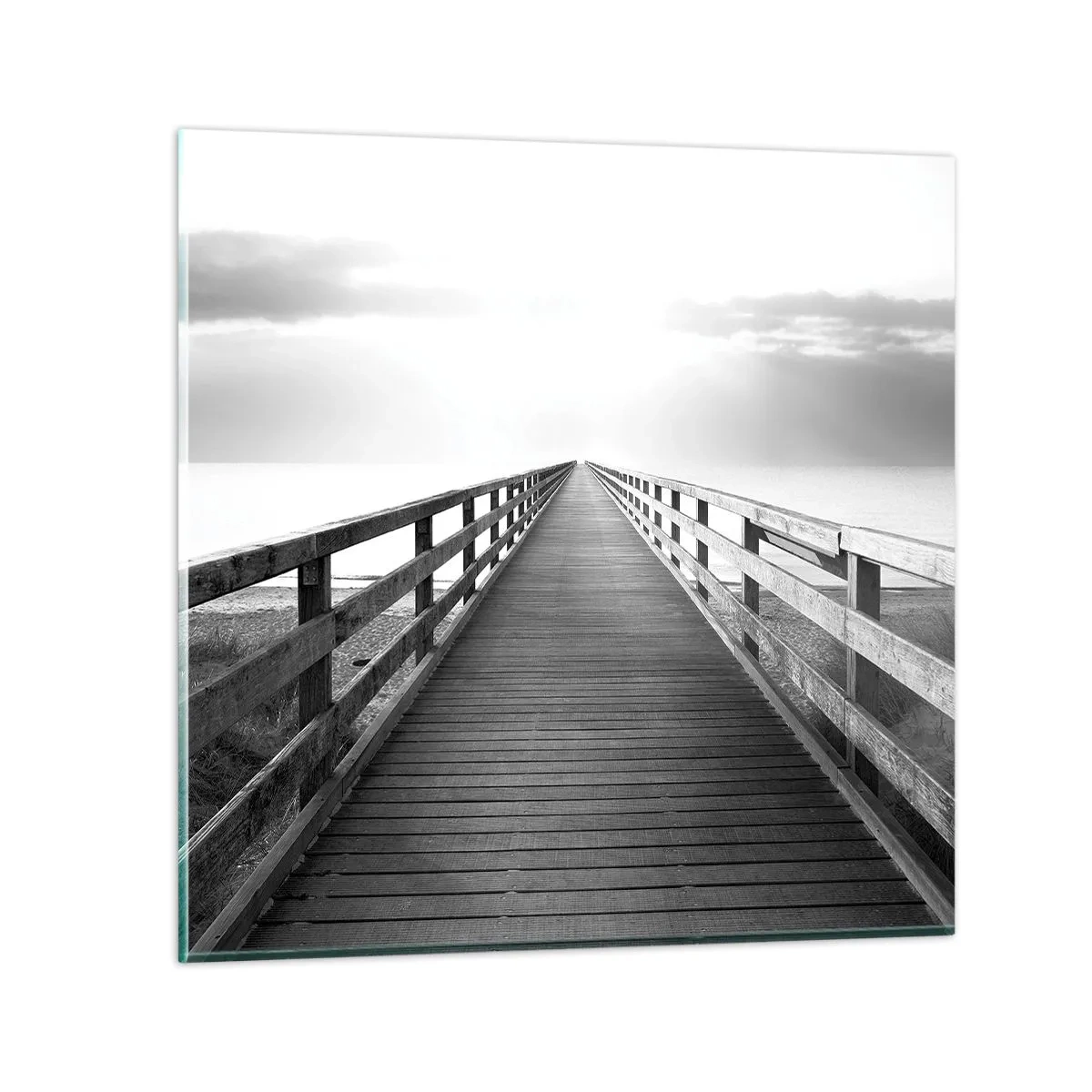 Quadro su vetro - Sempre più lontano - 70x70 cm