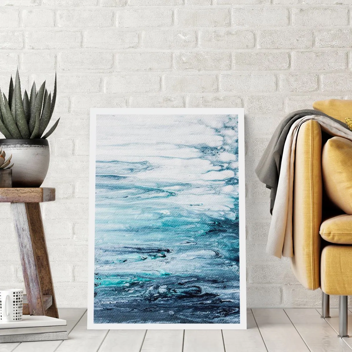 Poster - Ghiaccio blu - 40x50 cm
