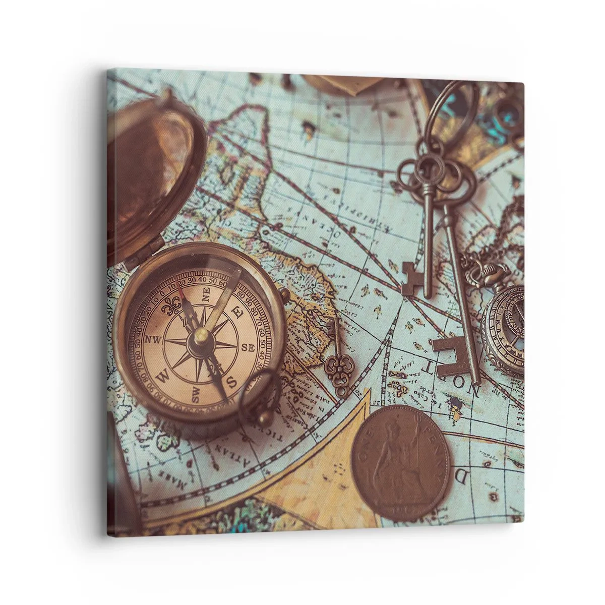 Quadro su tela - Stampe su Tela - Per il cercatore di avventure - 30x30 cm