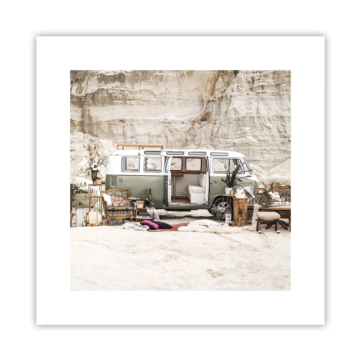 Poster - è tempo di viaggiare - 30x30 cm