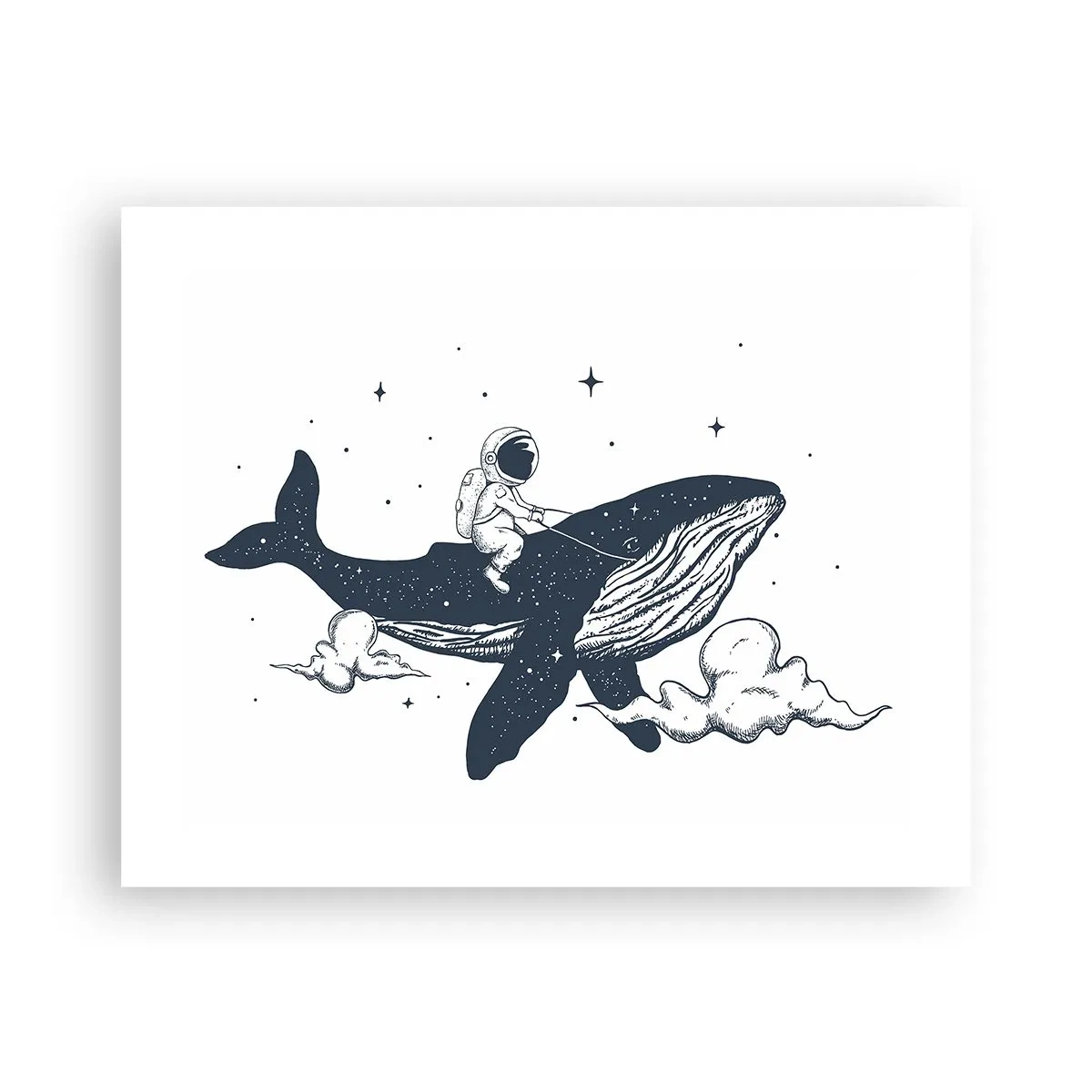 Poster - Avventura nello spazio - 50x40 cm