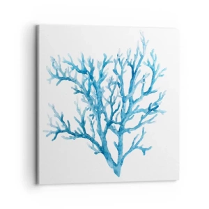 Quadro su tela - Stampe su Tela - Filigrana marina - 70x70 cm