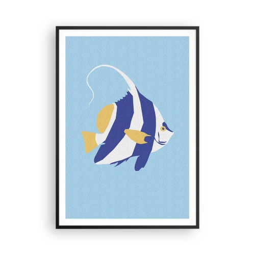 Poster in cornice nera - Miss Mari Tropicali - 70x100 cm