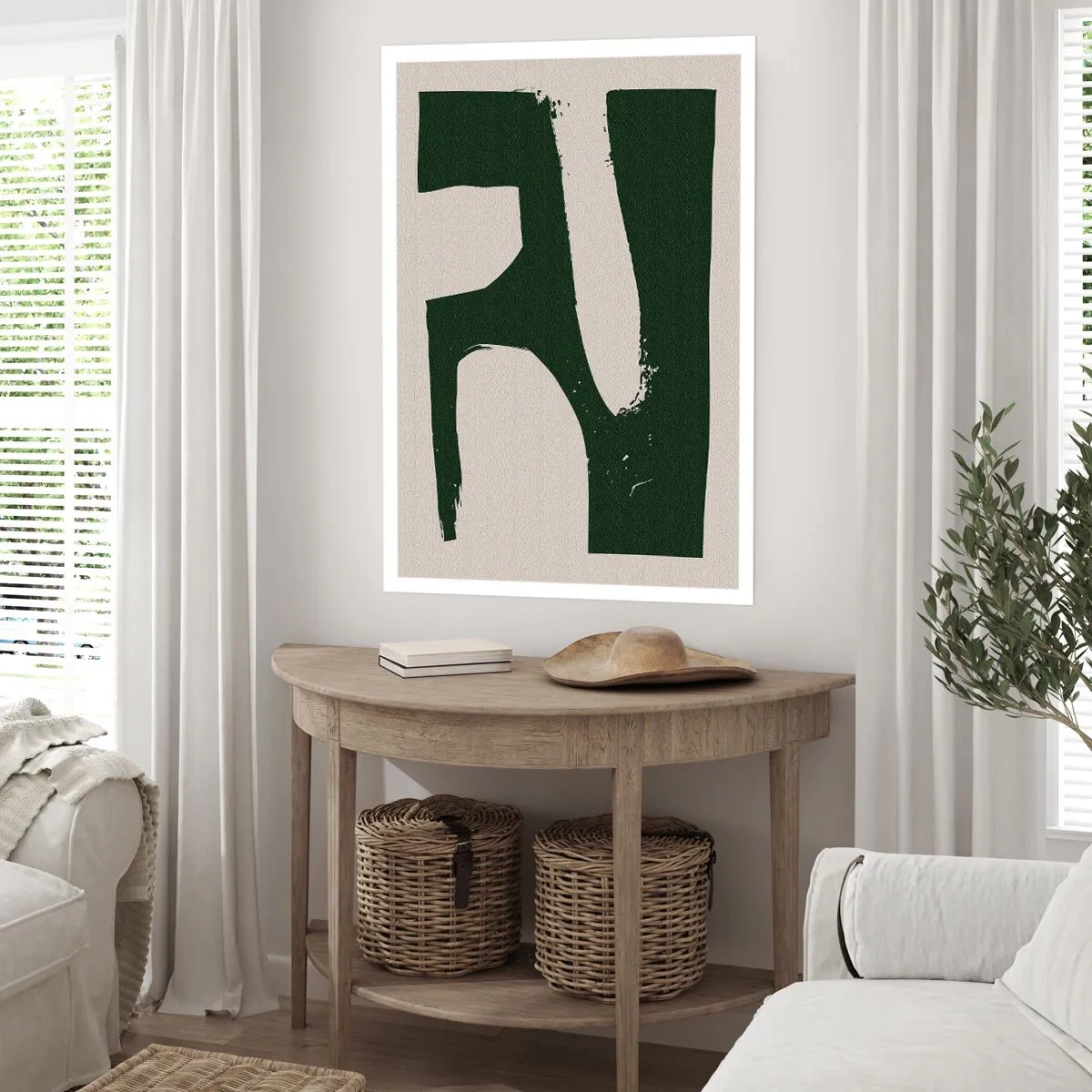 Poster - Golfi di bianco - 70x100 cm