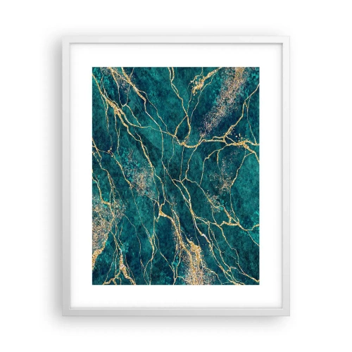 Poster in cornice bianca - La vena d'oro - 40x50 cm