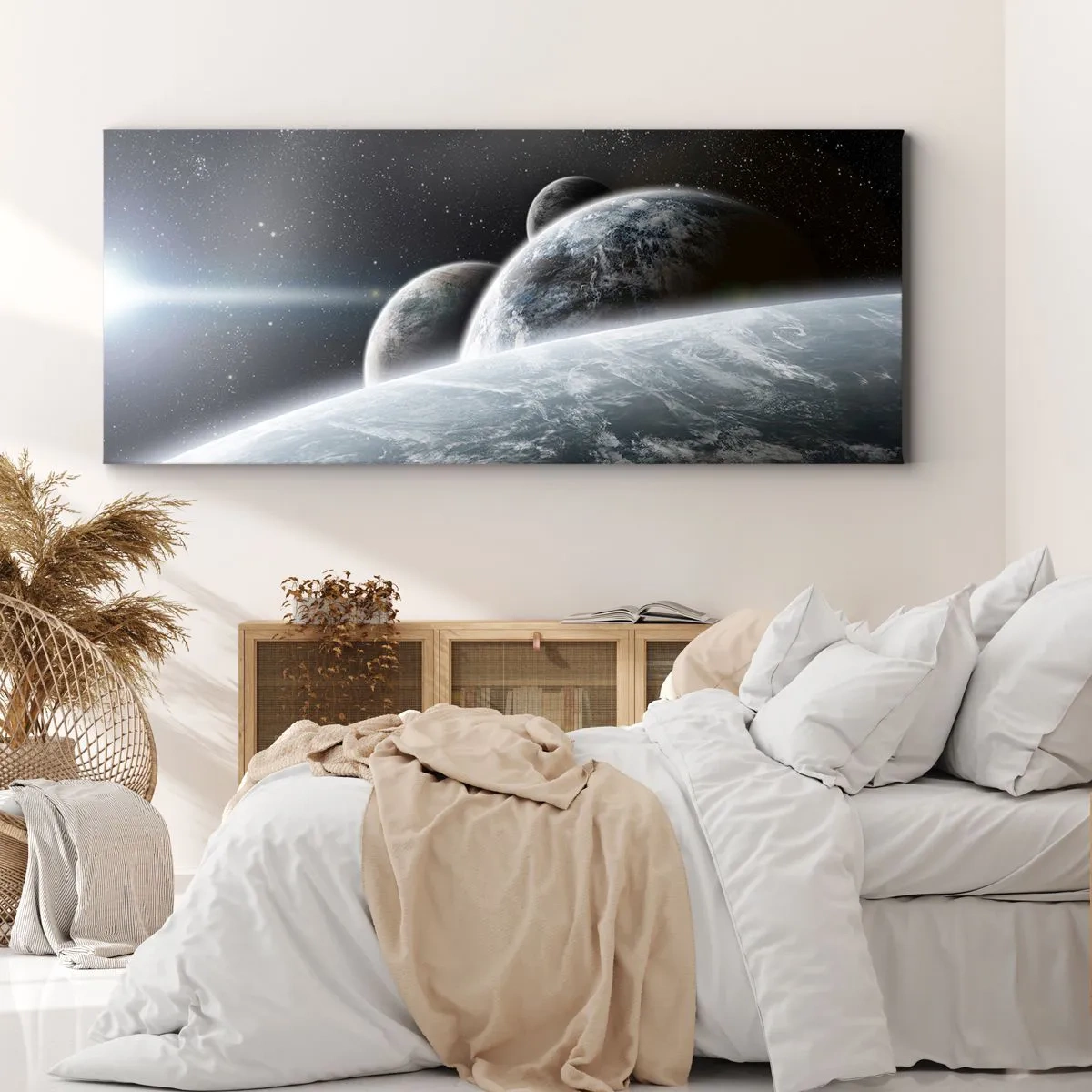 Quadro su tela - Stampe su Tela - La musica delle sfere celesti - 100x40 cm