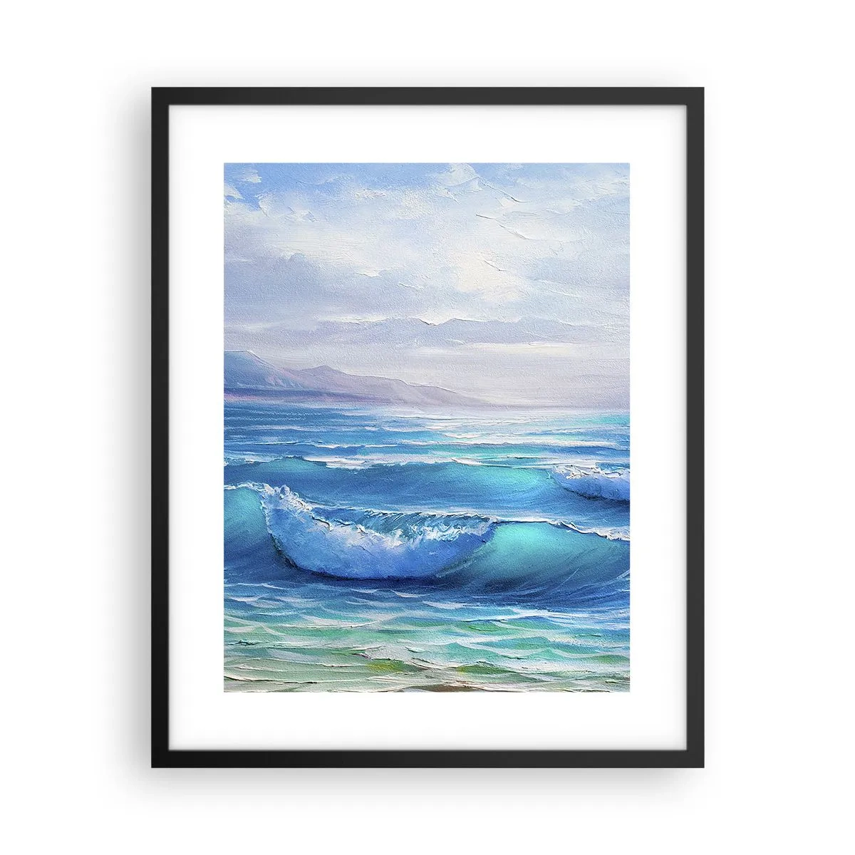 Poster in cornice nera - Porta sollievo - 40x50 cm