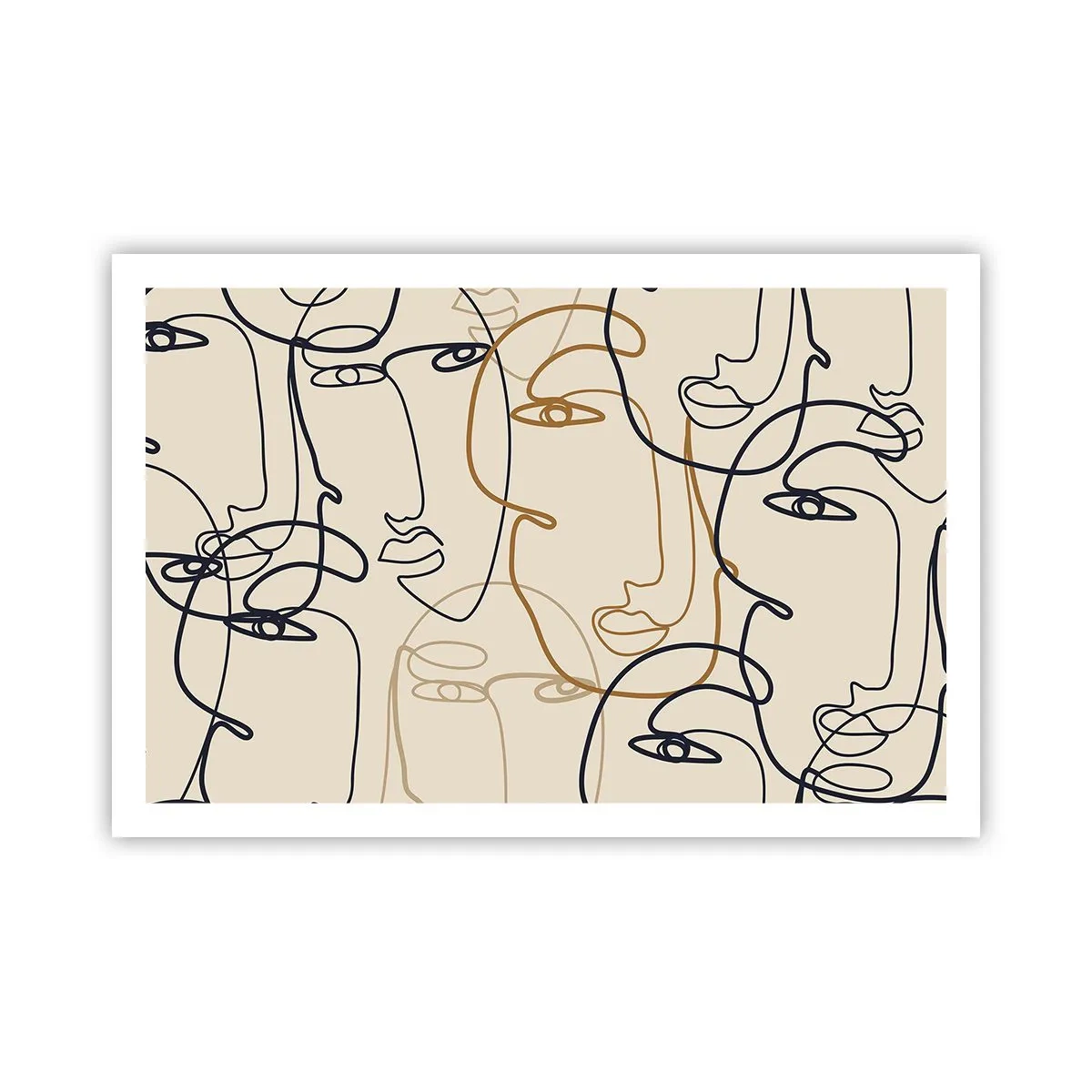 Poster - Ritratto multiplo - 91x61 cm