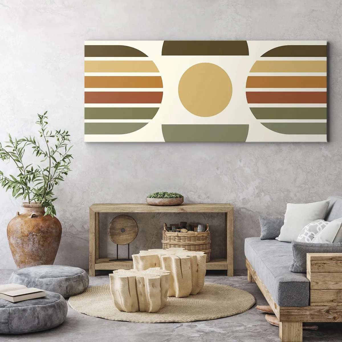 Quadro su tela - Stampe su Tela - Nei colori della terra - 100x40 cm