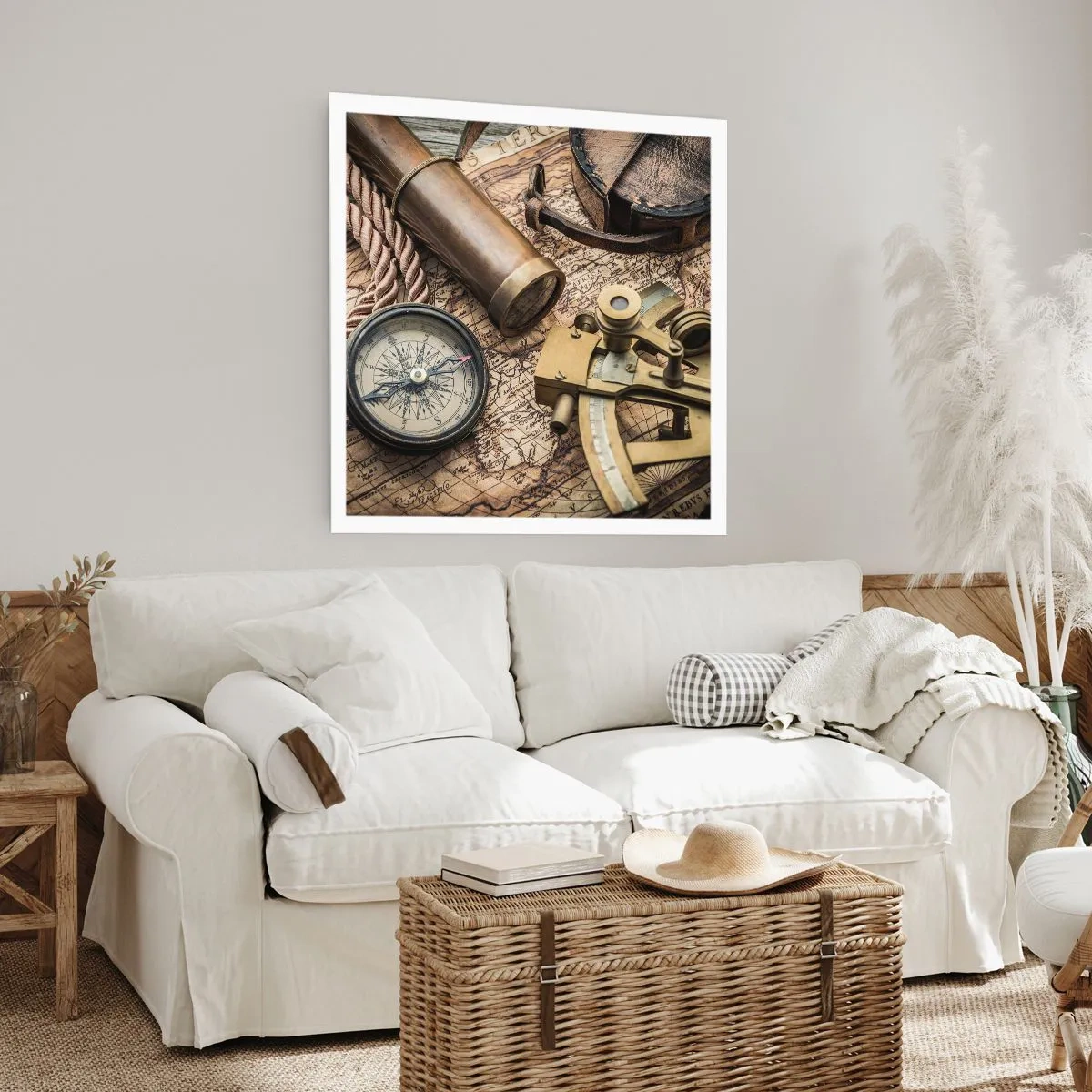 Poster - Traccia la rotta - 60x60 cm