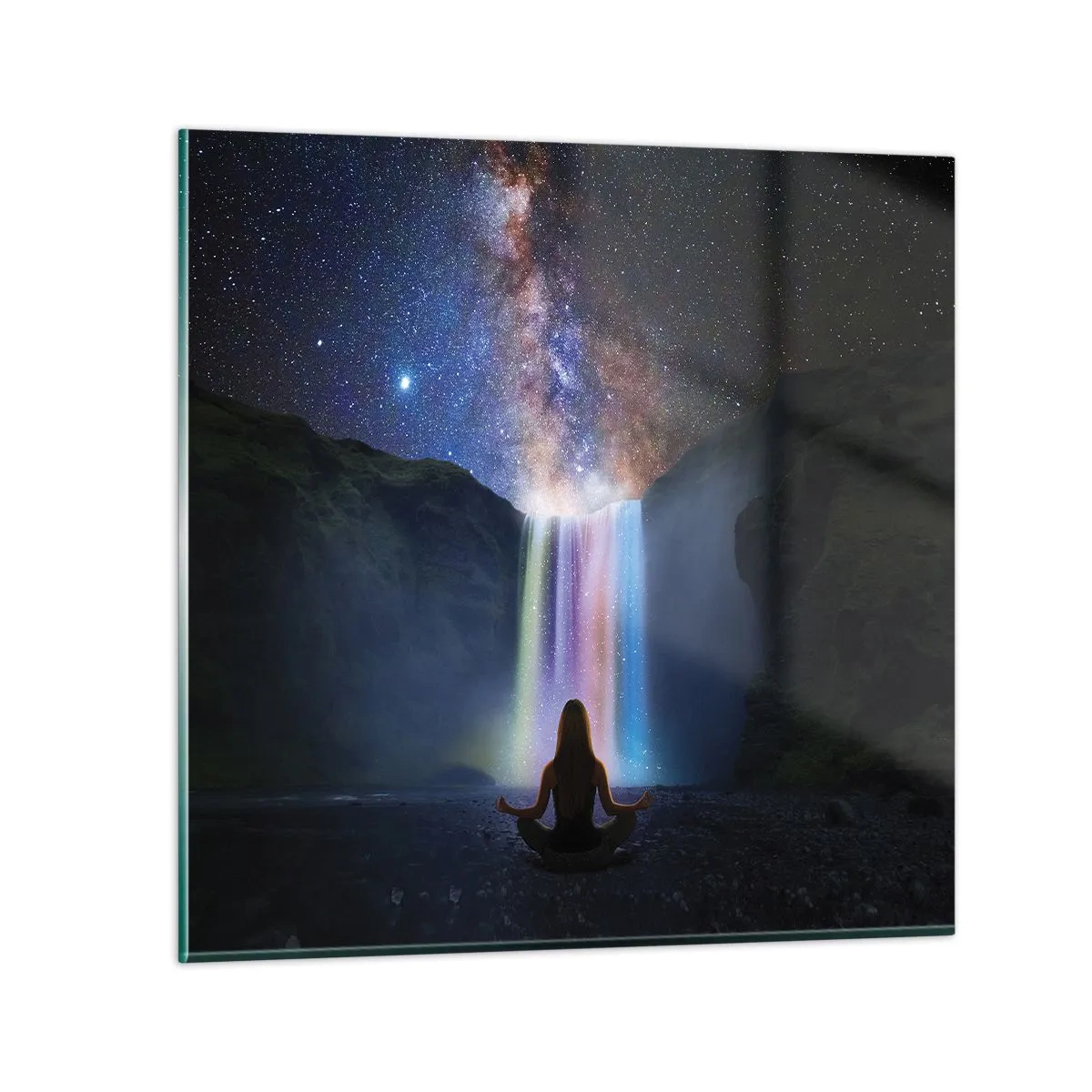 Quadro su vetro - Armonia assoluta - 50x50 cm