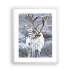 Poster in cornice bianca - Ritratto al sole - 40x50 cm