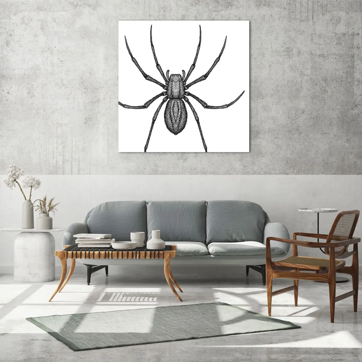 Quadro su vetro - Precisione inquietante - 40x40 cm