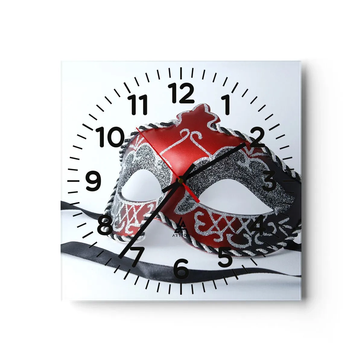 Orologio da parete - Orologio in Vetro - Invito al ballo - 40x40 cm