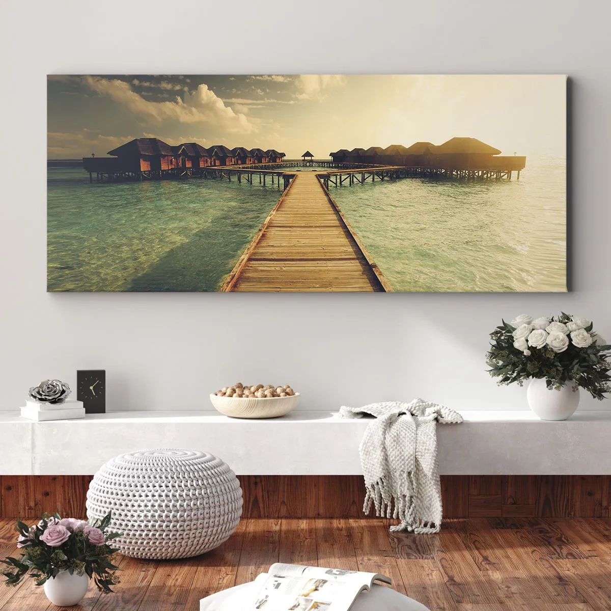 Quadro su tela - Stampe su Tela - Caldo invito - 100x40 cm
