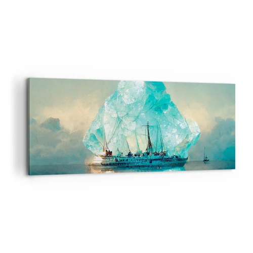 Quadro su tela - Stampe su Tela - Brillante artico - 100x40 cm