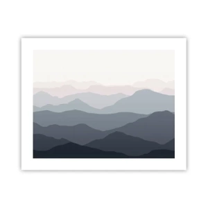 Poster - Le onde dei monti - 50x40 cm
