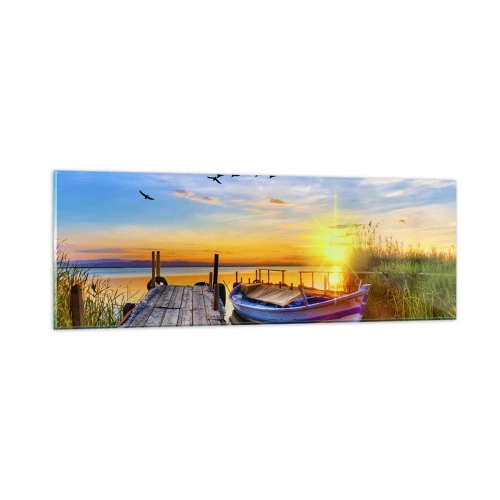 Quadro su vetro - A domani - 90x30 cm