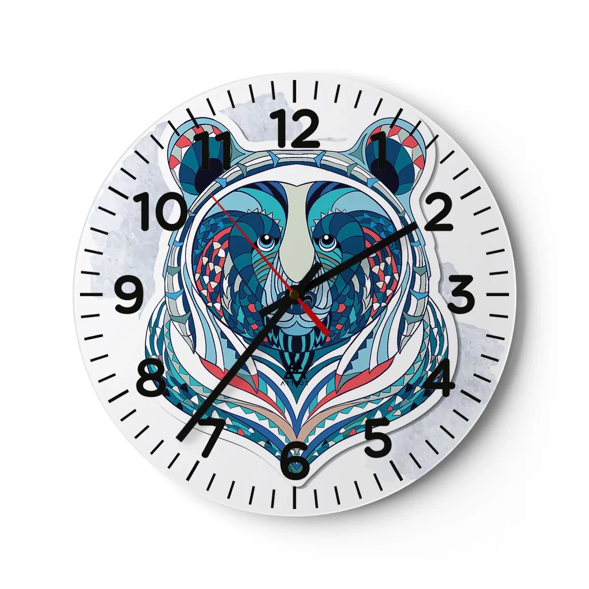 Orologio da parete - Orologio in Vetro - Evviva la Groenlandia! - 40x40 cm
