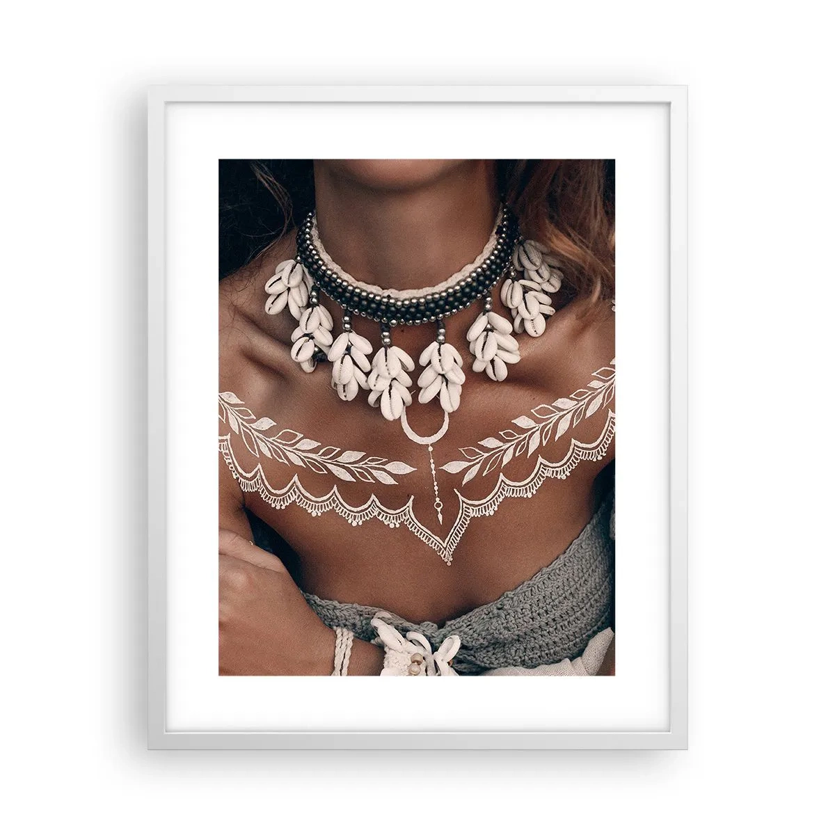 Poster in cornice bianca - Talismani, rituali di femminilità - 40x50 cm