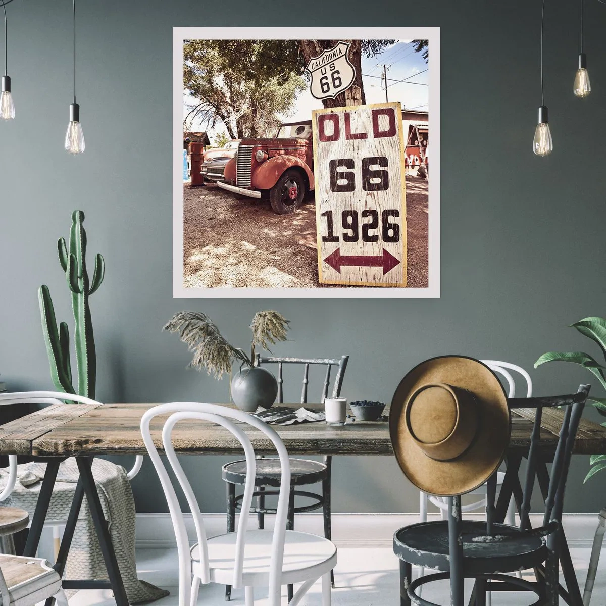 Poster - La leggenda della provincia americana - 50x50 cm