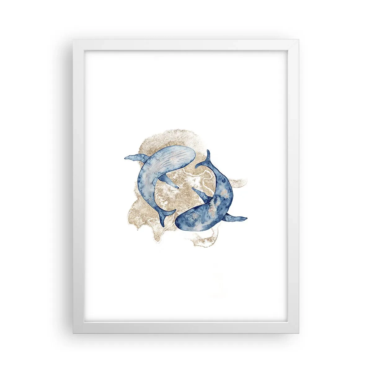 Poster in cornice bianca - Amicizia o amore? - 30x40 cm