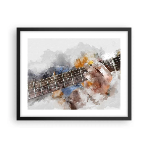 Poster in cornice nera - Poesia tra le corde - 50x40 cm