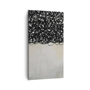 Quadro su tela - Stampe su Tela - Astrazione aggrovigliata - 45x80 cm