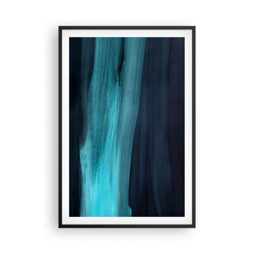 Poster in cornice nera - Seguendo la corrente - 61x91 cm
