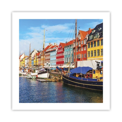 Poster - Riva gioiosa - 50x50 cm