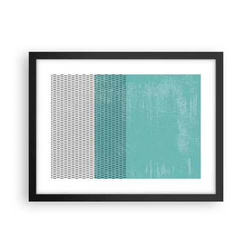Poster in cornice nera - Composizione equilibrata - 40x30 cm