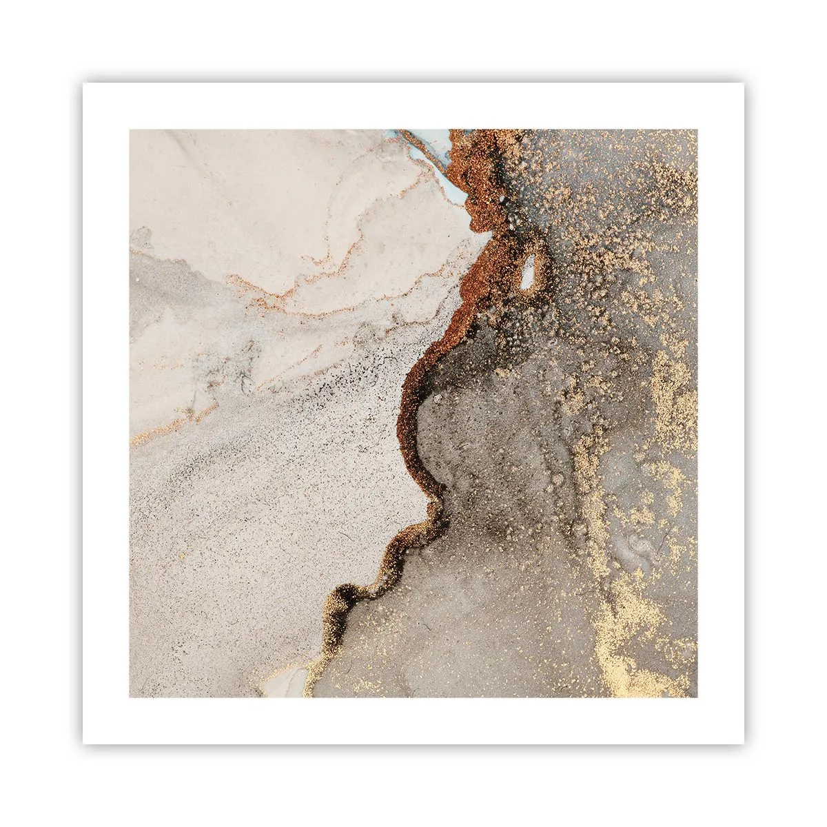 Poster - Ai confini del colore - 50x50 cm