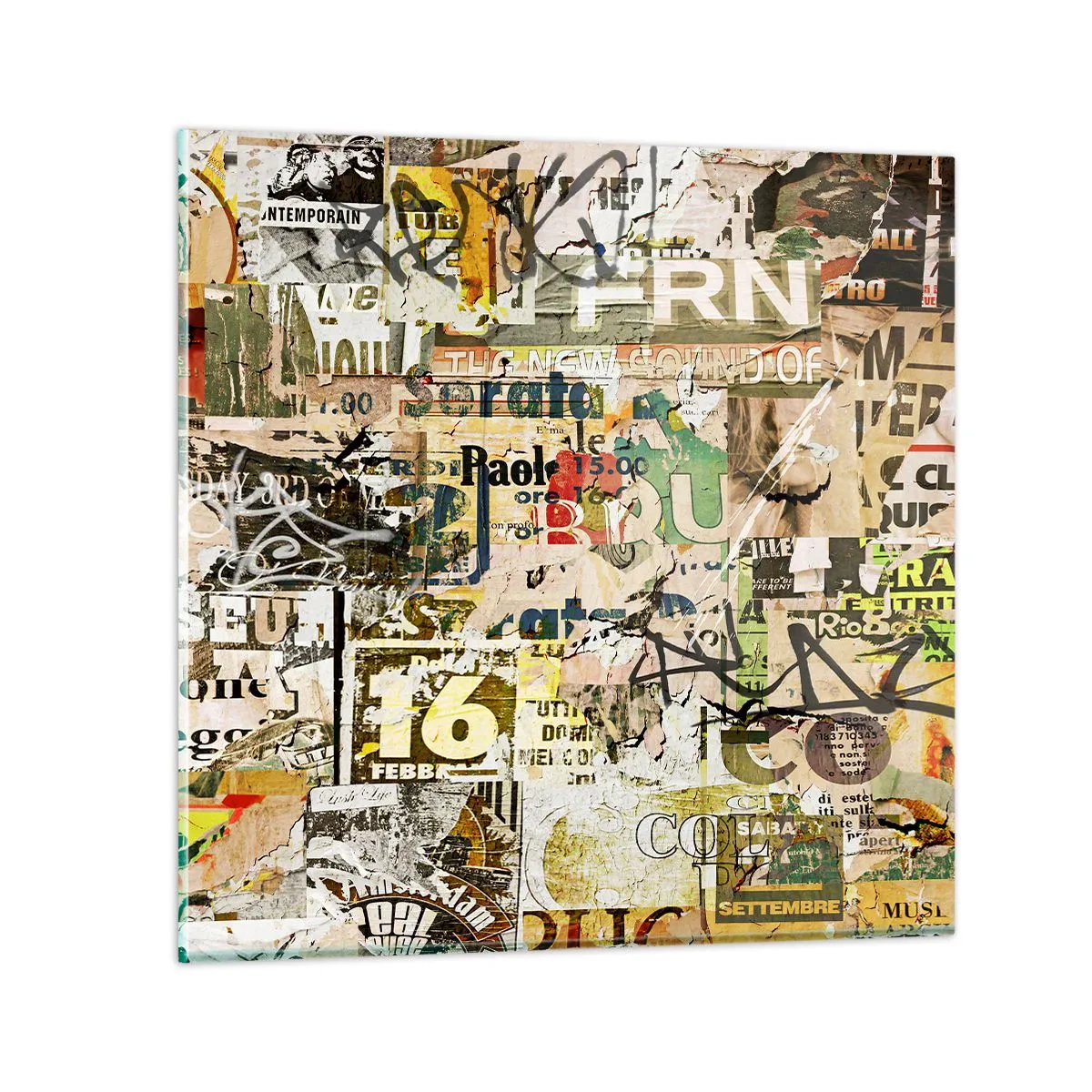 Quadro su vetro - Qualcosa sta succedendo… - 50x50 cm