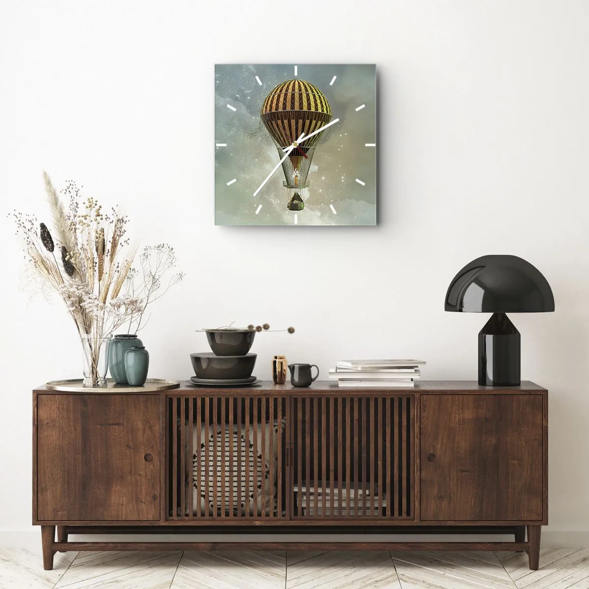 Orologio da parete - Orologio in Vetro - I voli dei pionieri - 30x30 cm