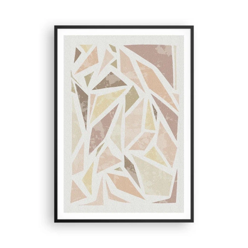 Poster in cornice nera - Composizione da vetrata - 70x100 cm