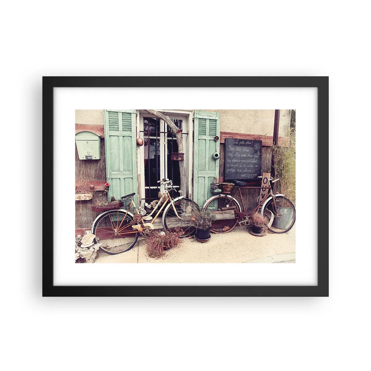 Poster in cornice nera - Evviva la provincia - 40x30 cm