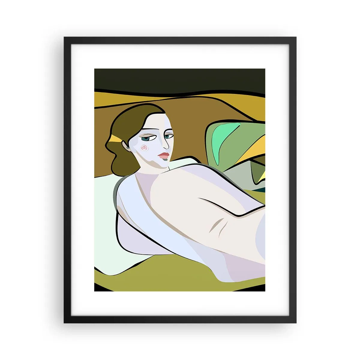 Poster in cornice nera - Ritratto intimo - 40x50 cm