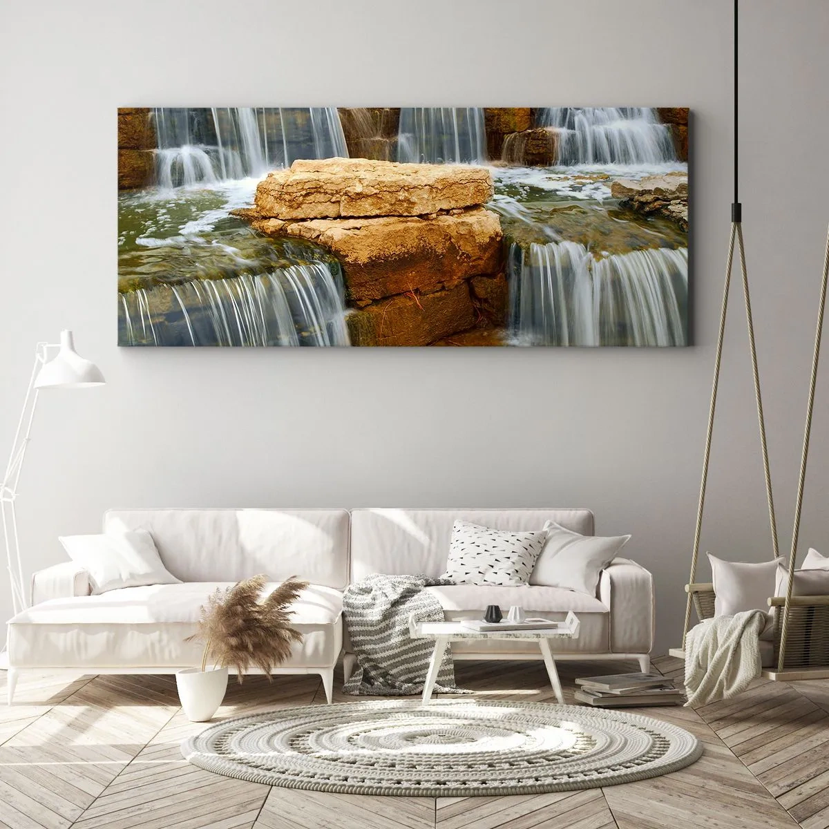 Quadro su tela - Stampe su Tela - La scala verso il cielo - 100x40 cm