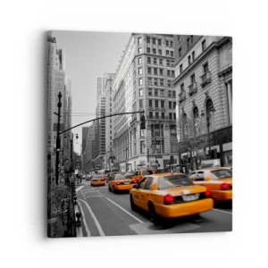 Quadro su tela - Stampe su Tela - Il sole della grande città - 30x30 cm