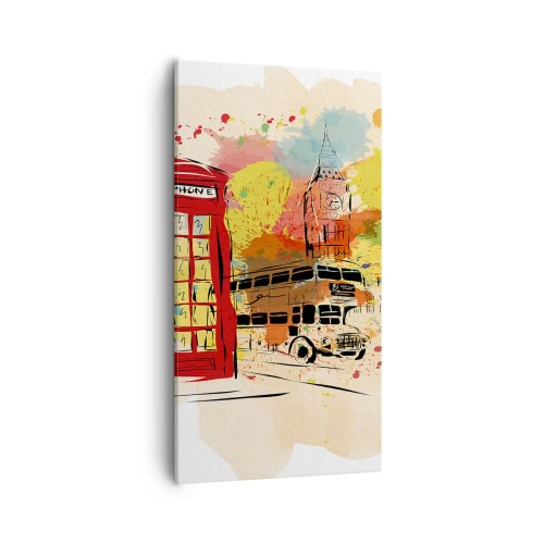 Quadro su tela - Stampe su Tela - La città della varietà - 55x100 cm