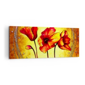 Quadro su tela - Stampe su Tela - Decorazione Art Nouveau - 100x40 cm