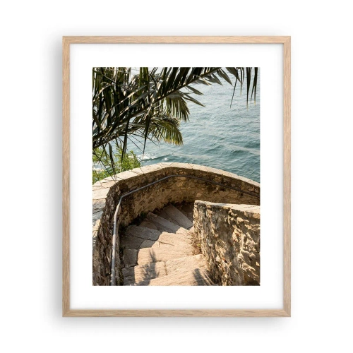 Poster in cornice rovere chiaro - Sotto il sole d'Italia - 40x50 cm