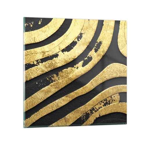 Quadro su vetro - Tutto scorre - 40x40 cm