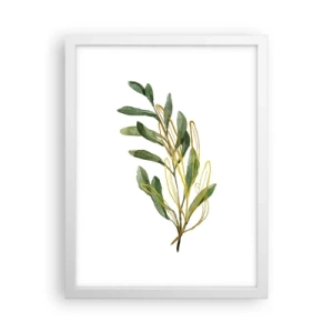 Poster in cornice bianca - Tutto ciò che è buono - 30x40 cm