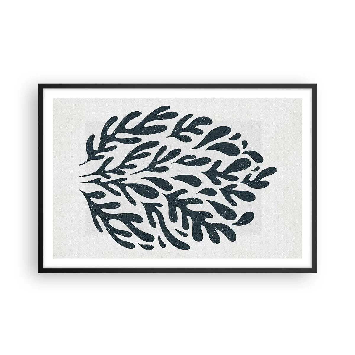 Poster in cornice nera - Le forme della natura - 91x61 cm