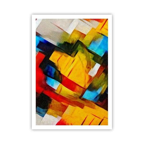 Poster - Intreccio multicolore - 70x100 cm