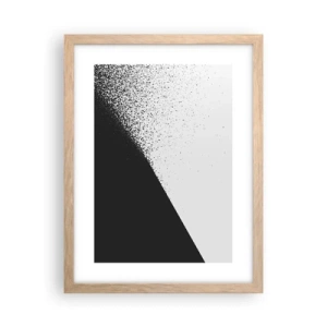 Poster in cornice rovere chiaro - Più veloce, sempre di più - 30x40 cm